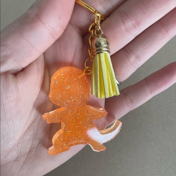 🎉🎉HP🎉🎉 Handmade Pokémon-Charmander Keychain - Picture 2 of 6